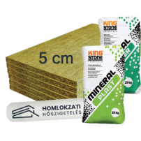 Kőzetgyapot 5cm hőszigetelő rendszer akció