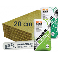 Kőzetgyapot 20cm hőszigetelő rendszer akció